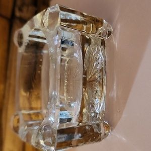 Ornate Crystal Ashtray